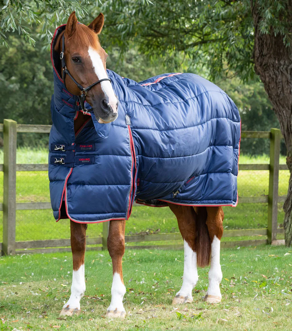 Premier Equine - Stájová deka Combo s pevným krkem (400g)