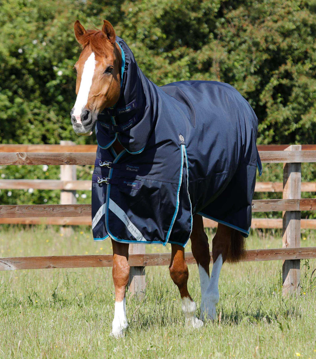 Premier Equine - Výběhová deka s krkem Buster Storm 100g Combo