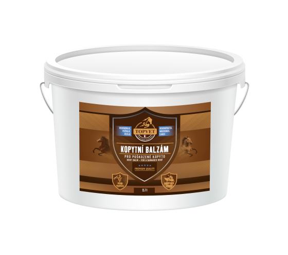 TopVet - Kopytní balzám pro poškozené kopyto 2700 ml