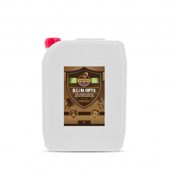 TopVet - Olej na kopyta - pro zdravé kopyto 5000 ml