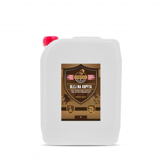 TopVet - Olej na kopyta - pro poškozené kopyto 5000 ml