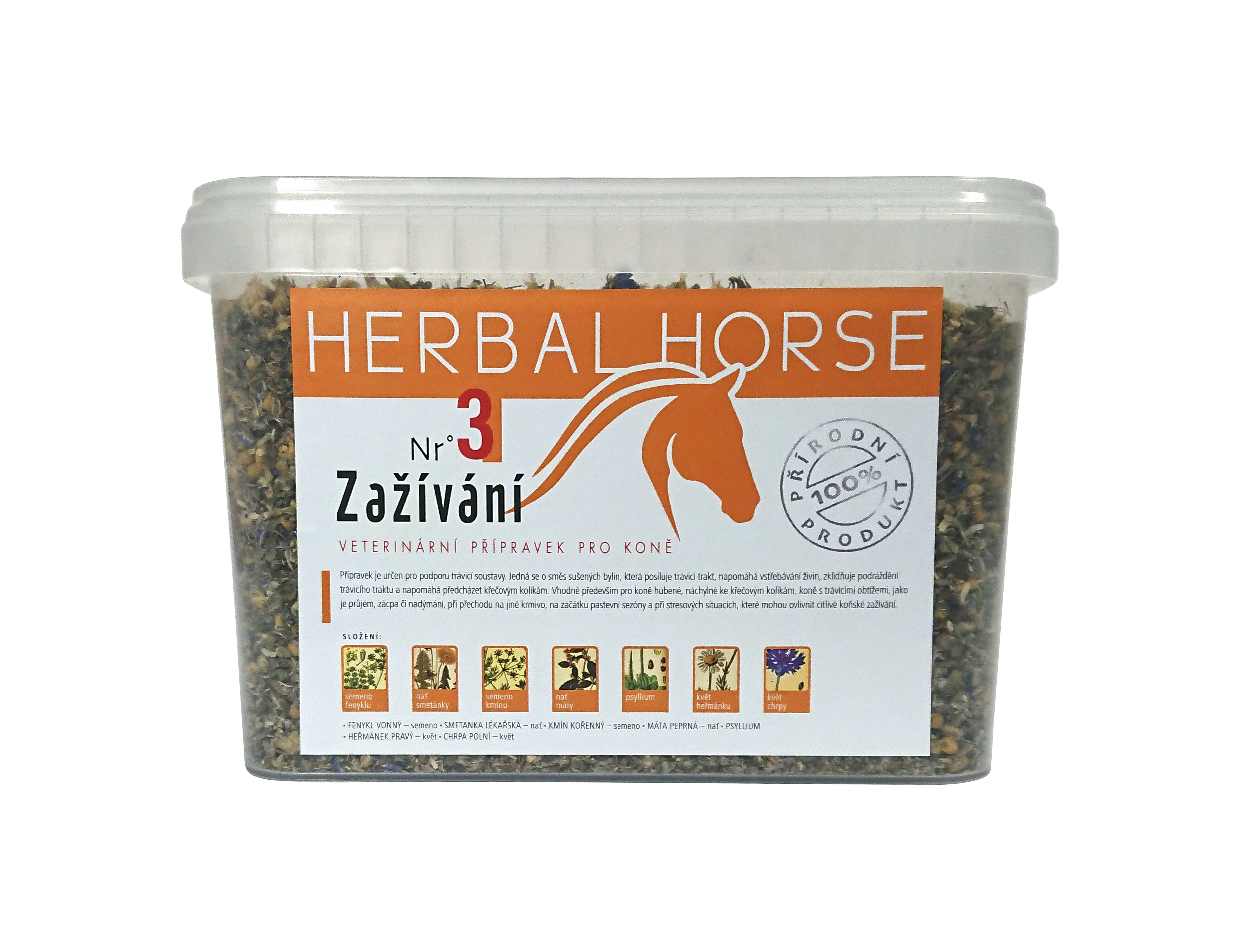 Herbal Horse - NR°3 ZAŽÍVÁNÍ 0,5 kg