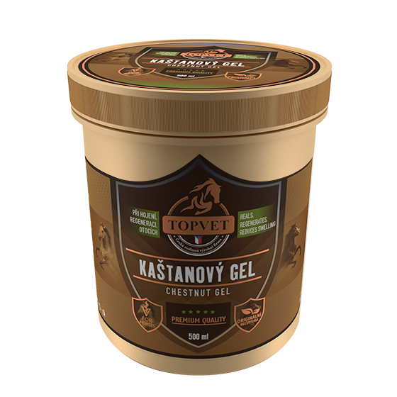 TOPVET - Kaštanový gel pro koně 500 ml