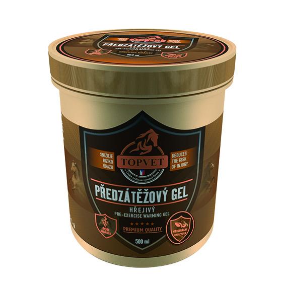 TopVet - Předzátěžový gel - hřejivý 500 ml