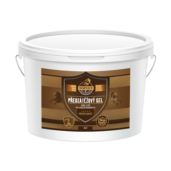 TopVet - Předzátěžový gel - hřejivý 2700 ml