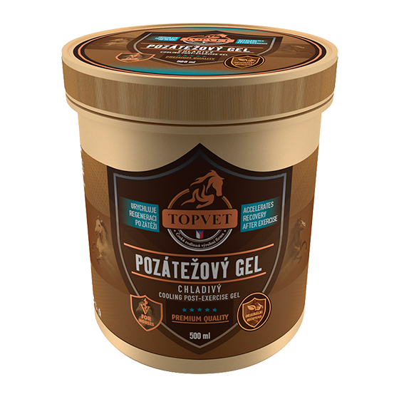 TopVet - Pozátěžový gel - chladivý 500 ml