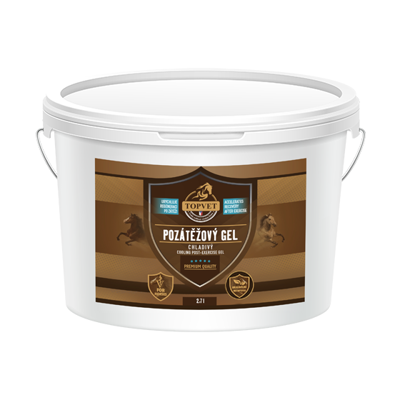 TopVet - Pozátěžový gel - chladivý 2700 ml