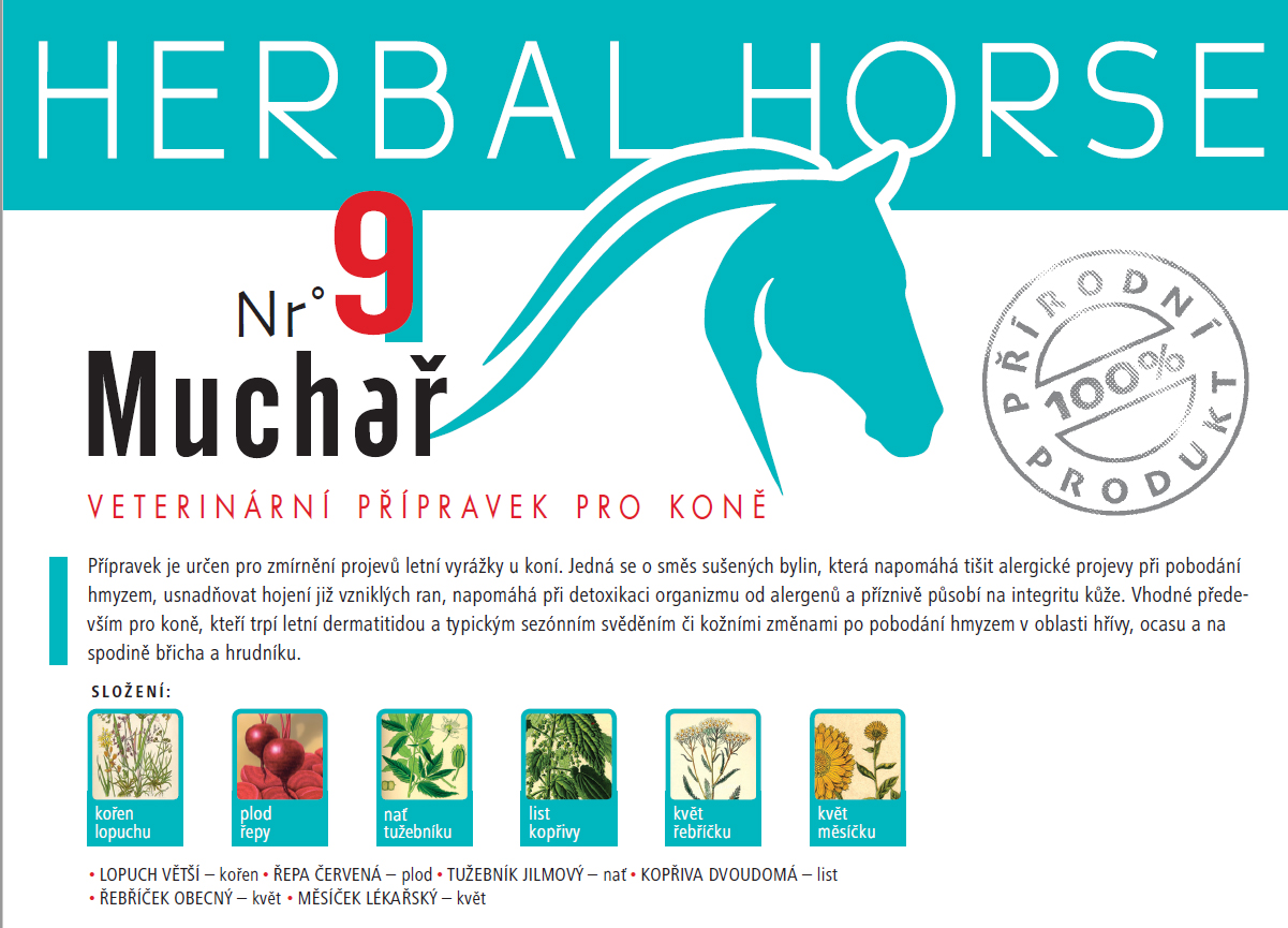 Herbal Horse - NR°9 MUCHAŘ 0,5 kg