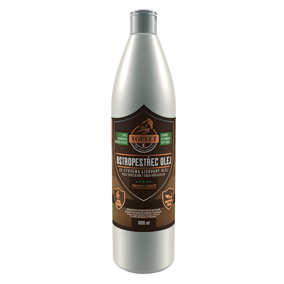 TopVet - Ostropestřec olej 1000 ml
