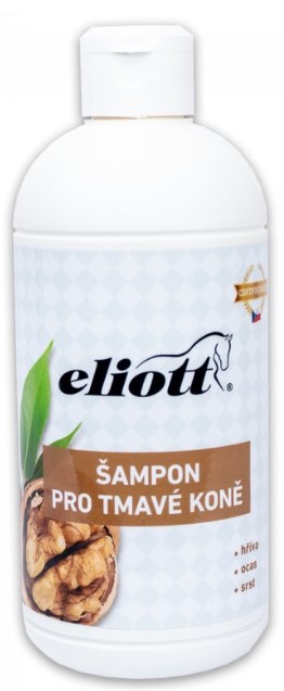 eliott - Veterinární šampon pro tmavou srst s ořechem 500 ml