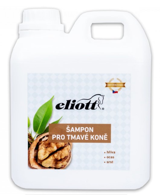 eliott - Veterinární šampon pro tmavou srst s ořechem 2000 ml
