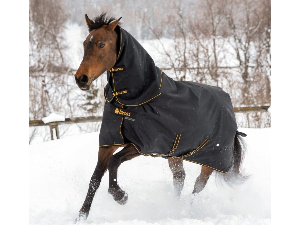 Bucas - Výběhová deka Irish Turnout  s krkem (50 g)