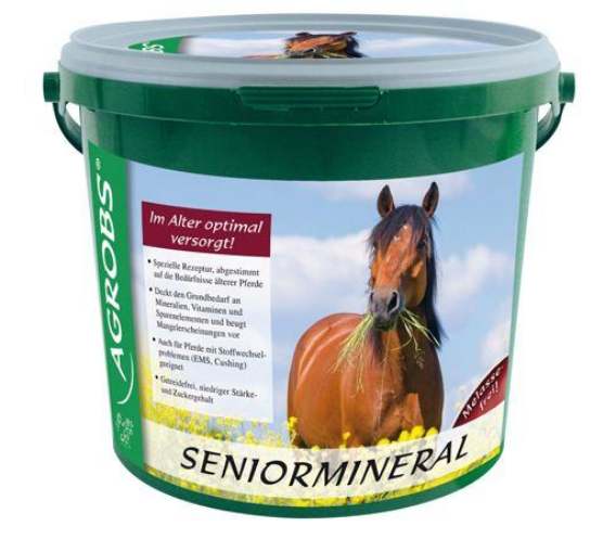 AGROBS - Seniormineral - Bezobilný přírodní minerální doplněk pro koňské seniory 10 kg