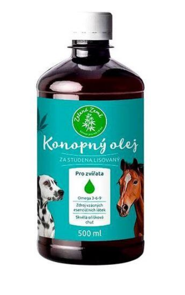 Zelená Země - Konopný olej 500 ml
