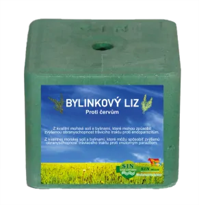 S.I.N. Hellas - Minerální liz s bylinkami proti červům z mořské soli Krauterblock (Balení 10kg)