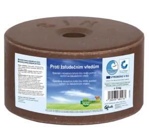 S.I.N. Hellas - Minerální liz z mořské soli proti žaludečním vředům koní (Balení 3 kg)