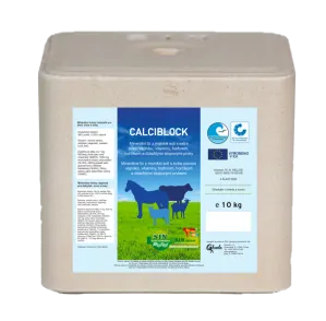 S.I.N. Hellas - Minerální liz z mořské soli s extra porcí vápníku, vitamíny, fosforem, hořčíkem Calciblok (Balení 10kg)