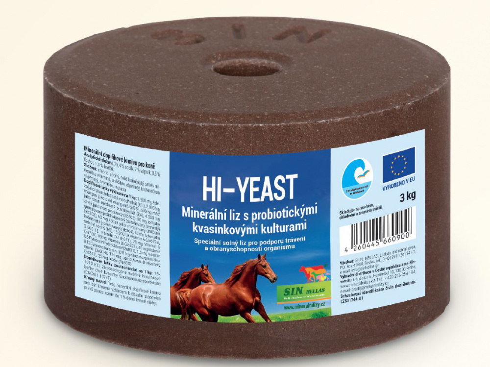 S.I.N. Hellas - Probiotic - Hi-yeast, balení 3 kg