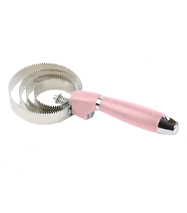 Waldhausen - Kovové hřbílko s gelovou rukojetí Curry Comb 