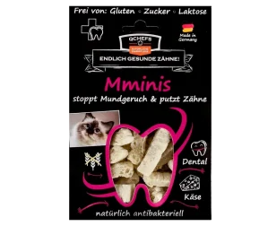 Q-Chefs zdravé žvýkání - Tyčinky na čištění zubů pro kočky Mminis (Sáček 63g)