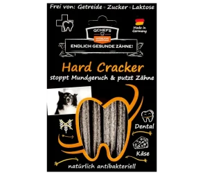 Q-Chefs zdravé žvýkání - Tyčinky na čištění zubů pro psy Hard cracker (Sáček 70g)