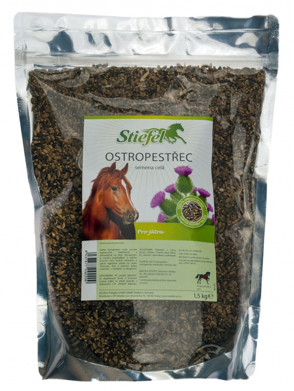 Stiefel - Ostropestřec semena celá, Sáček 1,5 kg 