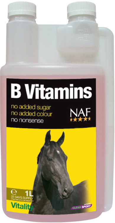 NAF - B vitamins pro soustředěnost a vitalitu koní