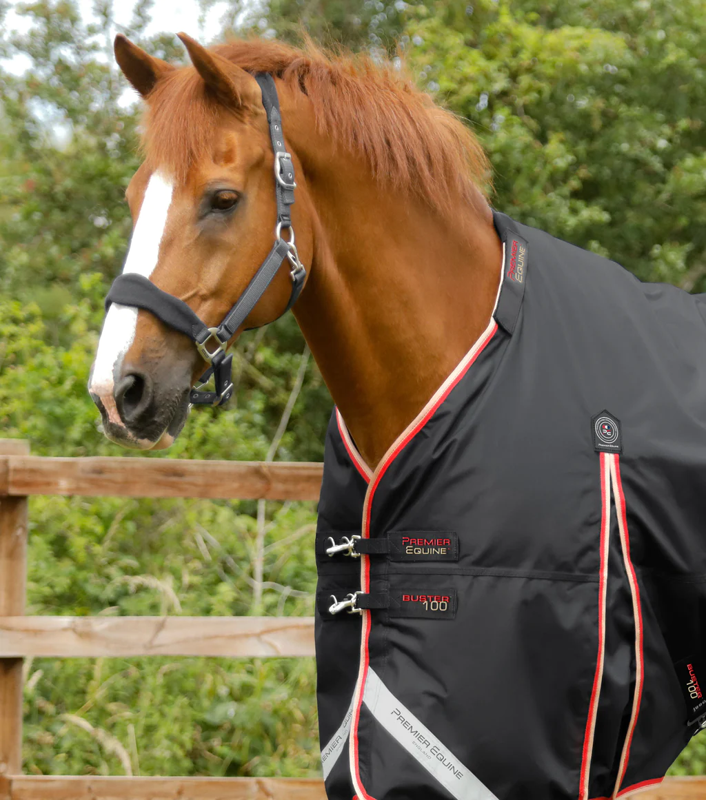 Premier Equine - Výběhová deka s odnímatelným krkem Buster (100g)