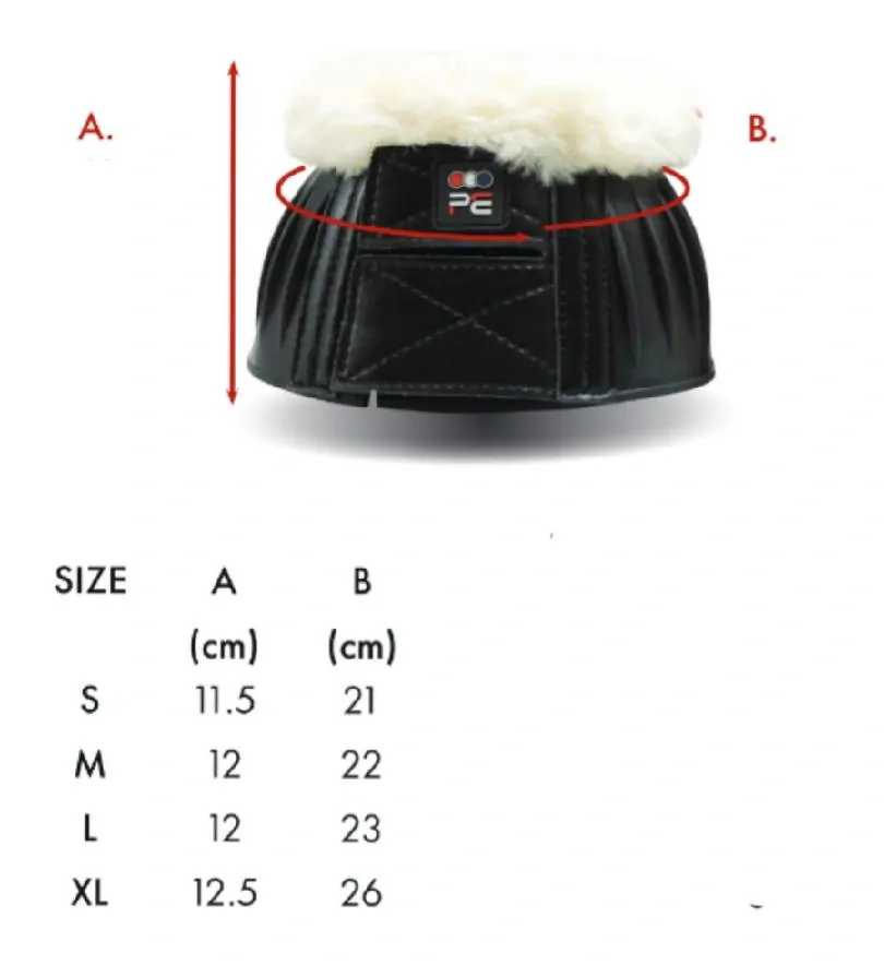 Premier Equine - Zvony Techno Wool Rubber Bell Over Reach