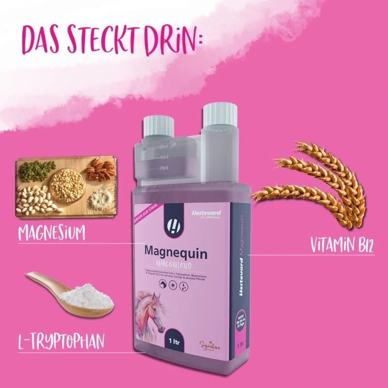 Hestevard - Magnequin s L-tryptofanem, hořčíkem a vitamínem B12, 1 l