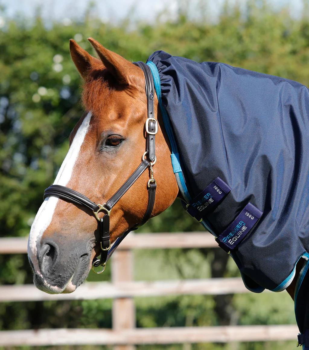 Premier Equine - Výběhová deka s pevným krkem Buster Storm 100g Combo