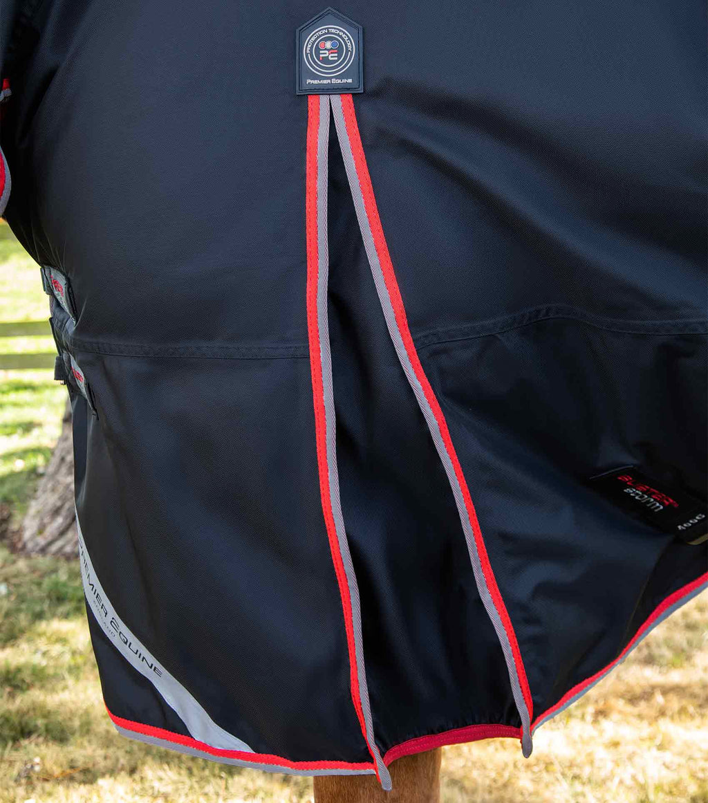 Premier Equine - Výběhová deka s pevným krkem Buster Storm Combo (400g)