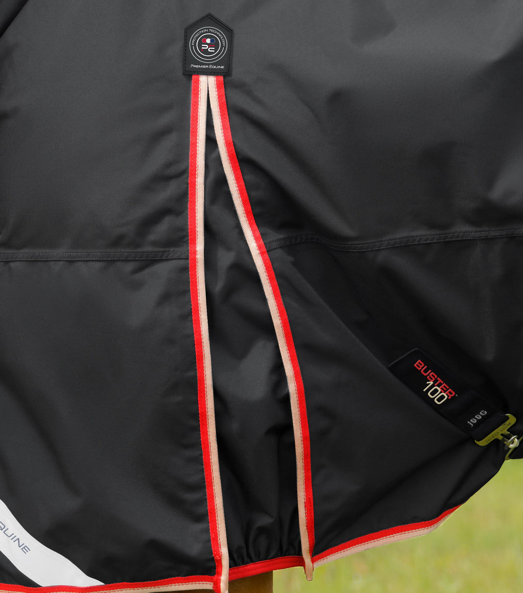 Premier Equine - Výběhová deka s odnímatelným krkem Buster (100g)