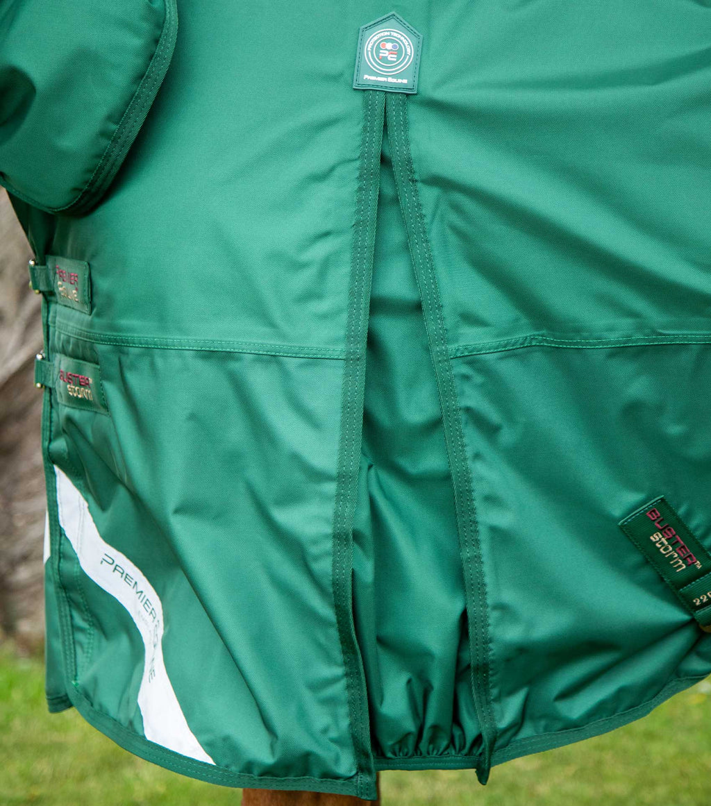 Premier Equine - Výběhová deka s pevným krkem Buster Storm Combo (220g)