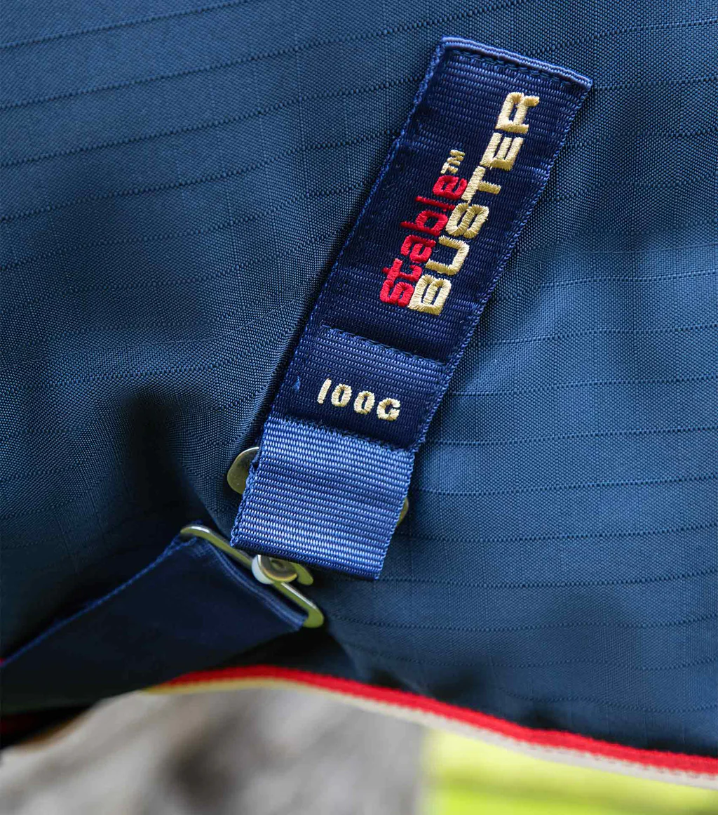 Premier Equine - Stájová deka s odnímatelným krkem Buster (100g)