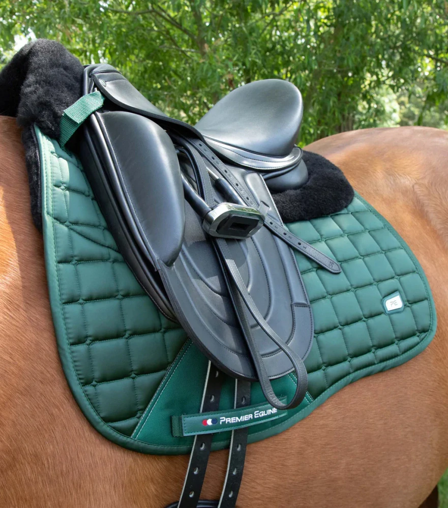 Premier Equine - Podsedlová dečka Atlantis CC Satin Wool Dressage Square