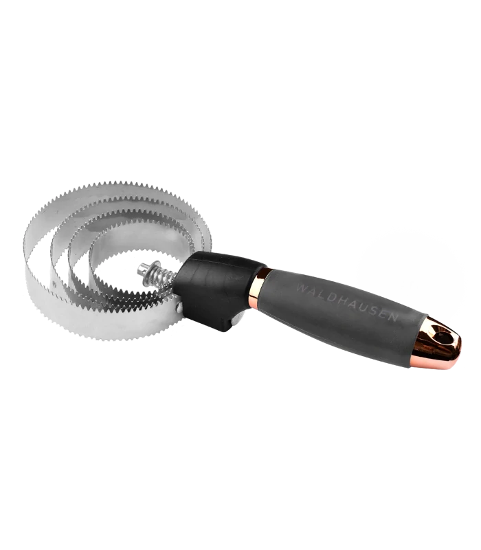 Waldhausen - Kovové hřbílko s gelovou rukojetí Curry Comb 