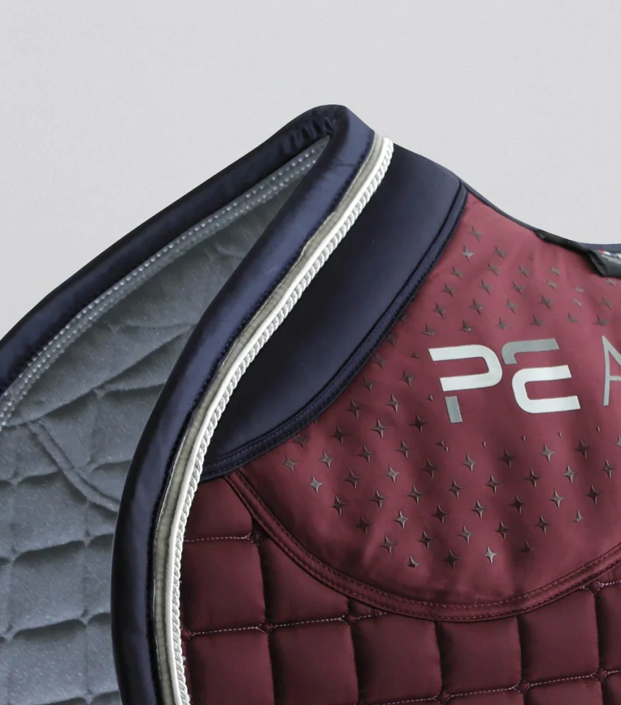 Premier Equine - Podsedlová dečka Azzure protiskluzový satén GP / Jump Square