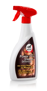 Leovet - Powestriegel - Lesk na srst s lískovým ořechem pro tmavé koně Leovet Powerstriegel  500 ml